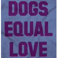 thumbnail image 2 of Dogs Equal Love Pet Owners Cute Women's Plus Size Graphic Tee Brisco Brands 2X, 2 of 2