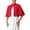 Burgundy, variant on Women's Formal Shrug Crewneck Split Short Sleeve Evening Cocktail Cape Blazer L White