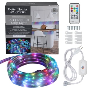 Better Homes & Gardens 16.4ft LED Strip Light, Color-Chasing