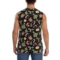 thumbnail image 4 of Balery Christmas Tree Decoration Camisetas sin mangas para hombre, absorbe la humedad y protege contra el mal olor.-Small, 4 of 7