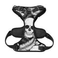 thumbnail image 5 of Lsque Skull and palm leaves Dog Harness, No-Pull Pet Harness with 2 Leash Clips, Adjustable Soft Padded Dog Vest with Easy Control Handle for Large Dogs-, 5 of 9