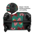 thumbnail image 2 of Lsque red and green bow tie Printed Luggage Cover, Travel Luggage Protector,Scratch and Dirt Resistant, Fits 18-32 Inch Luggage-Medium, 2 of 7