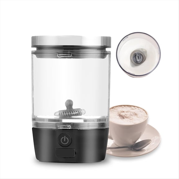 Rollbacks & More Portable Electric Milk Frother with Stainless Steel Whisks, Cordless Coffee for Rich & Creamy Froth