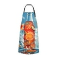 thumbnail image 2 of Naloa Refreshing Citrus Splash Apron Kitchen Aprons with Pockets for Women Men Chef, 2 of 8