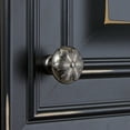 thumbnail image 4 of GlideRite 1-1/8 in. Round Snowflake Cabinet Knob, Satin Pewter, Pack of 10, 4 of 5