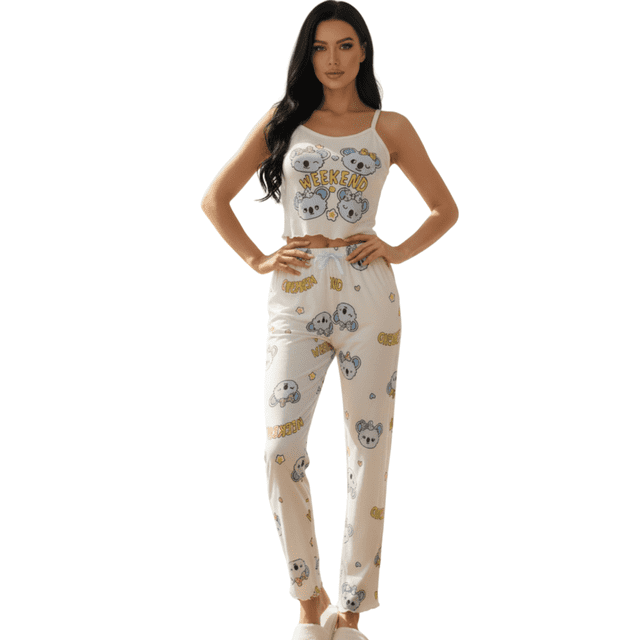 Conjunto Pijama Mujer Blusa Y Pantalón Dama Piyama Pyjama