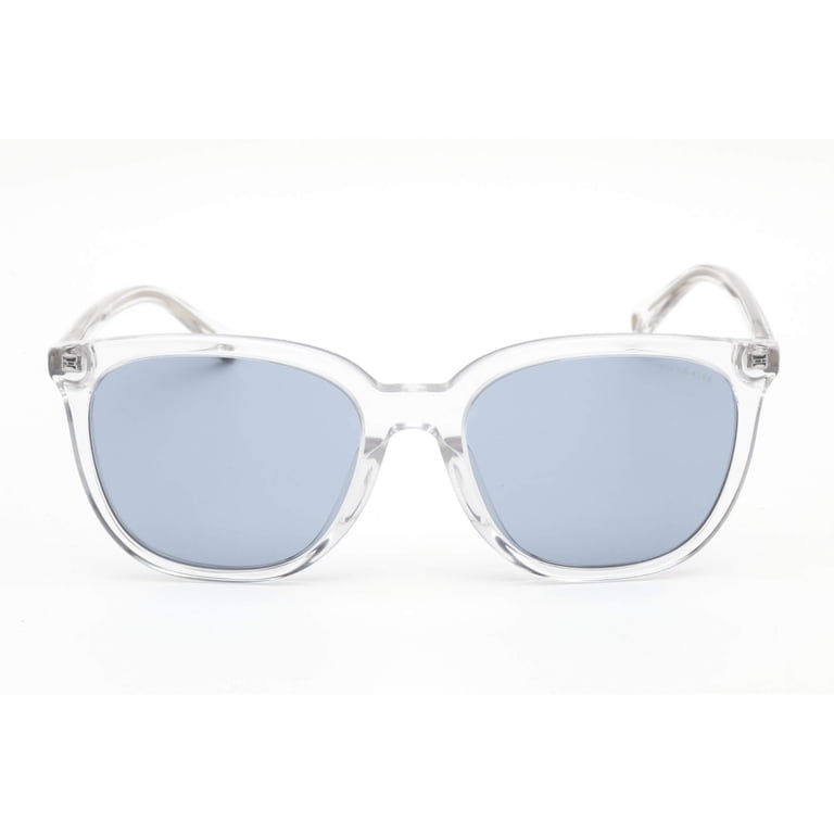 Women\'s Coach transparent blue sunglasses Coach HC8439U CBZ52 - Rectangle Transparent Light Blue Frame  main image 4
