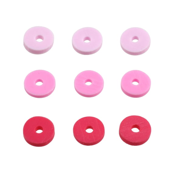 Bead Landing Pink Heishi Craft Beads, 5.8mm, 12 Pack