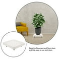thumbnail image 6 of Masteelf  Outdoor Wheels Planter Tray with Indoor Square Flower Pot White, 6 of 7