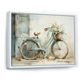 thumbnail image 2 of Designart "Bicycle Calm Pedaling V" Transportation Floater Framed Canvas Print, 2 of 7