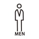 thumbnail image 1 of Símbolo Acrílico para Inodoro, Accesorios para Puerta de Baño, Señal de Pared para Baño, Señal de Identificación, Señalización para Tribunal, Lugar Pú Hombres Colco Símbolo de baño, 1 of 7