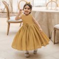 thumbnail image 3 of Lujianch Robe de Concours Florale pour Filles Robe de Fête Robe de Princesse pour Enfants Grande Taille Robes de Vacances pour Adolescentes Taille 4-5 Ans, 3 of 5