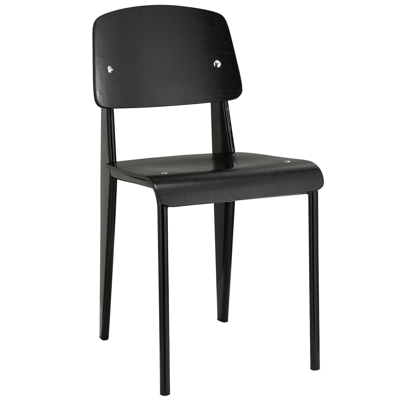 Black Metal Modern Dining Side Chair