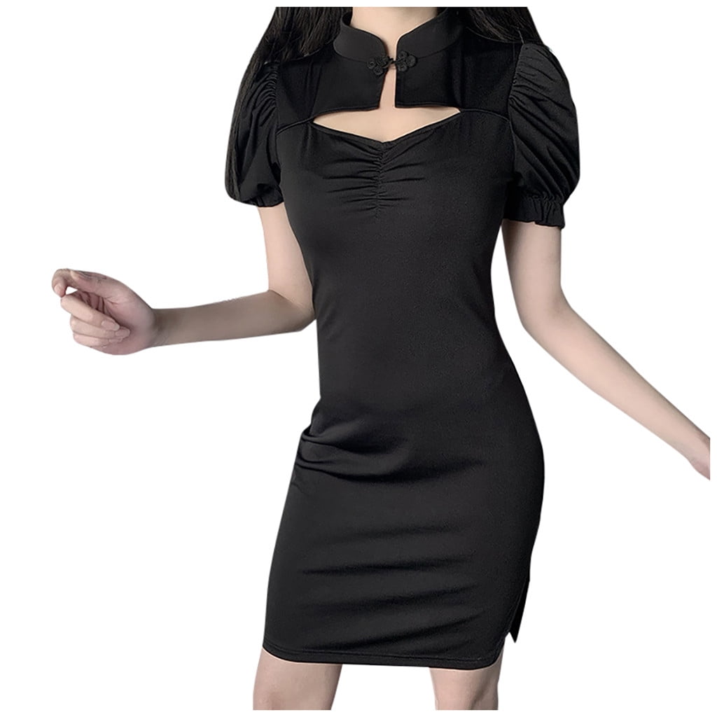 gothic collar dress