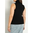 thumbnail image 2 of ELOQUII Women's Plus Size Turtleneck Layering Sweater, 2 of 6