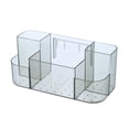 thumbnail image 3 of Makeup Organizer Wall Mounted Clear Cosmetic Display Case Shower Caddy for Home, 3 of 10