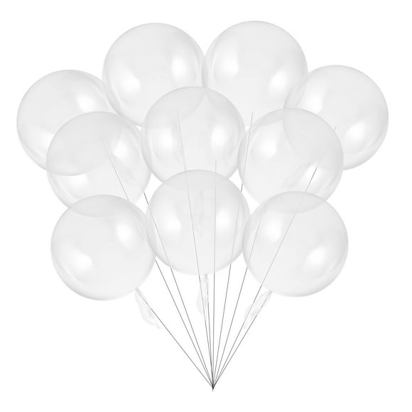 KAKOWELY 35 Pcs Ballons Bobo Design Transparent Décoration en Plastique pour Douches Nuptiales Tous Âges