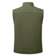 thumbnail image 3 of Youthup Men's Sporty Solid Color Vest, Water-Resistant Warm Windproof Fall Winter Vest for Hiking Camping Travel, 3 of 8