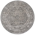 thumbnail image 2 of SAFAVIEH Brentwood Adams Oriental Area Rug, Light Gray/Ivory, 5' x 5' Round, 2 of 12