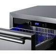 thumbnail image 5 of 18" wide indoor/outdoor drawer refrigerator in stainless steel, 5 of 5