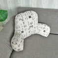 Plush Big Backrest Reading Rest Pillow Lumbar Support Chair Cushion