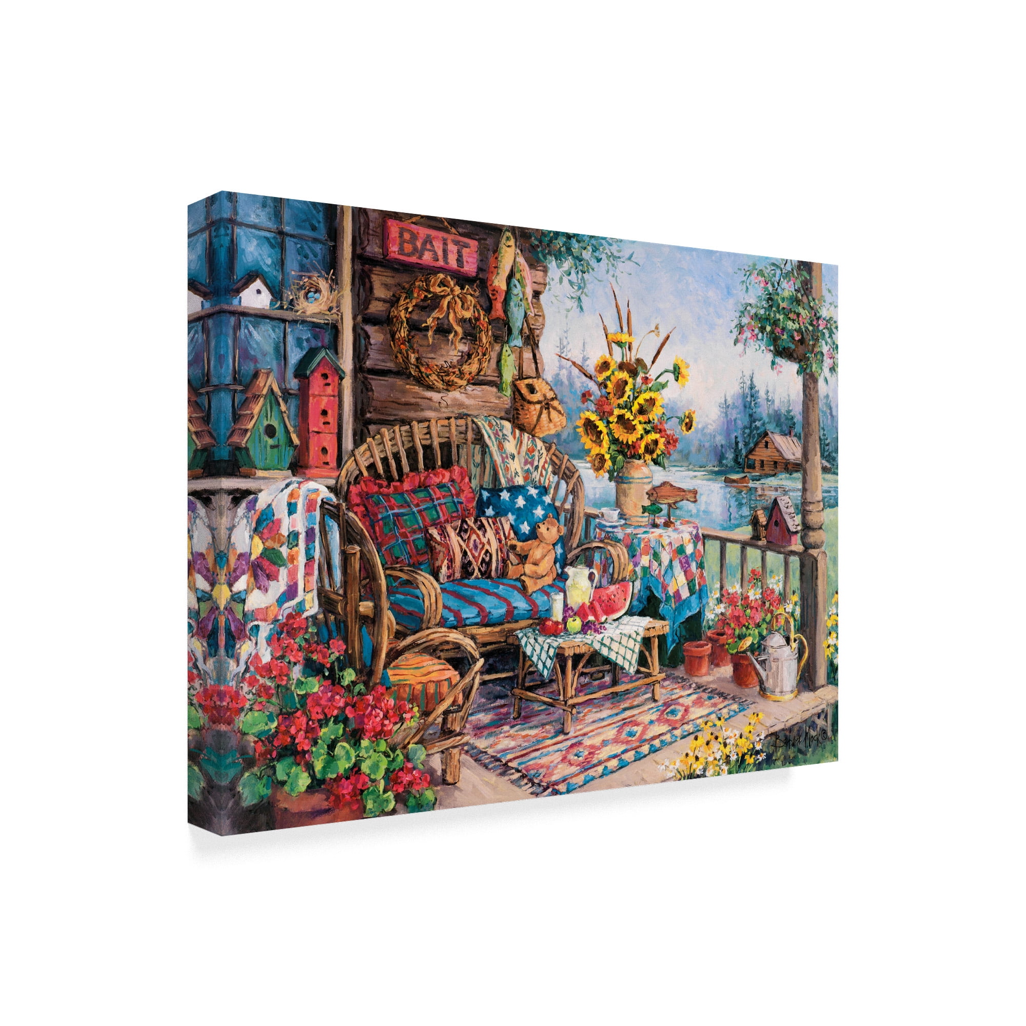 Trademark Fine Art 'Country Hideaway' Canvas Art by Barbara Mock