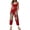 25#Wine, variant on Spring Summer Plus Size Boho Overalls for Women Hippie Cloth Floral Printed Jumpsuits Spaghetti Strap Rompers