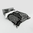 thumbnail image 3 of Ambesonne Ethnic Bedding Set 3 Pcs, Monochrome Animal Spots Dots, Twin XL, Black and Cream, 3 of 3
