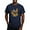 Navy, variant on CafePress - California Quail And Golden Poppy T Shirt - Men's Fitted T-Shirt