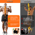 thumbnail image 3 of Pull Up Assistance Bands, Heavy Duty Resistance Band for Pull Up Bar, Adjustable Weight/Size with Fabric Feet/Knee Rest, Bands for Pull Up Assist for Strength Training, Pull Up Assist Band, 3 of 9