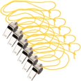 thumbnail image 1 of 12 Pcs Sifflets en Acier Inoxydable avec Lanières Sifflets d'Arbitre Portables Sifflets en Métal, 1 of 4