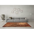 thumbnail image 3 of Ahgly Company Indoor Rectangle Oriental Orange Industrial Area Rugs, 7' x 9', 3 of 4