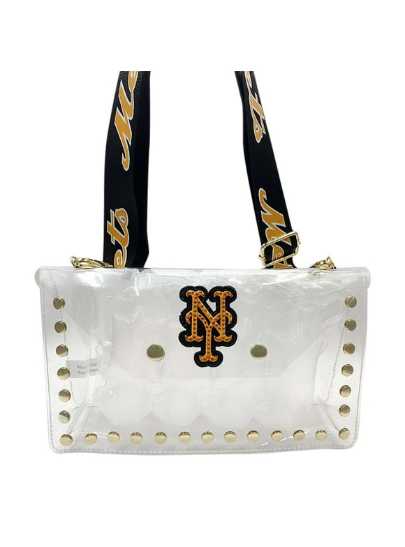 Cuce New York Mets Crystal Clear Envelope Crossbody Bag