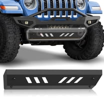POFENZE For Jeep JL/JT Front Skid Plate Compatible with 2018-2025 Jeep Wrangler JL and 2020-2025 Jeep Gladiator JT (Not Fits Original Factory Bumpers)