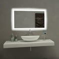 thumbnail image 1 of Paris Mirror Rectangle Bathroom Mirror with LED Backlights, 1 of 6