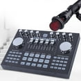 thumbnail image 2 of Live Sound Card with DSP Noise Reduction, Bluetooth, 12 Sound Effects, 1800mAh Battery – Portable Audio Interface for Live Streaming, Karaoke, Gaming & Podcasting, 2 of 15