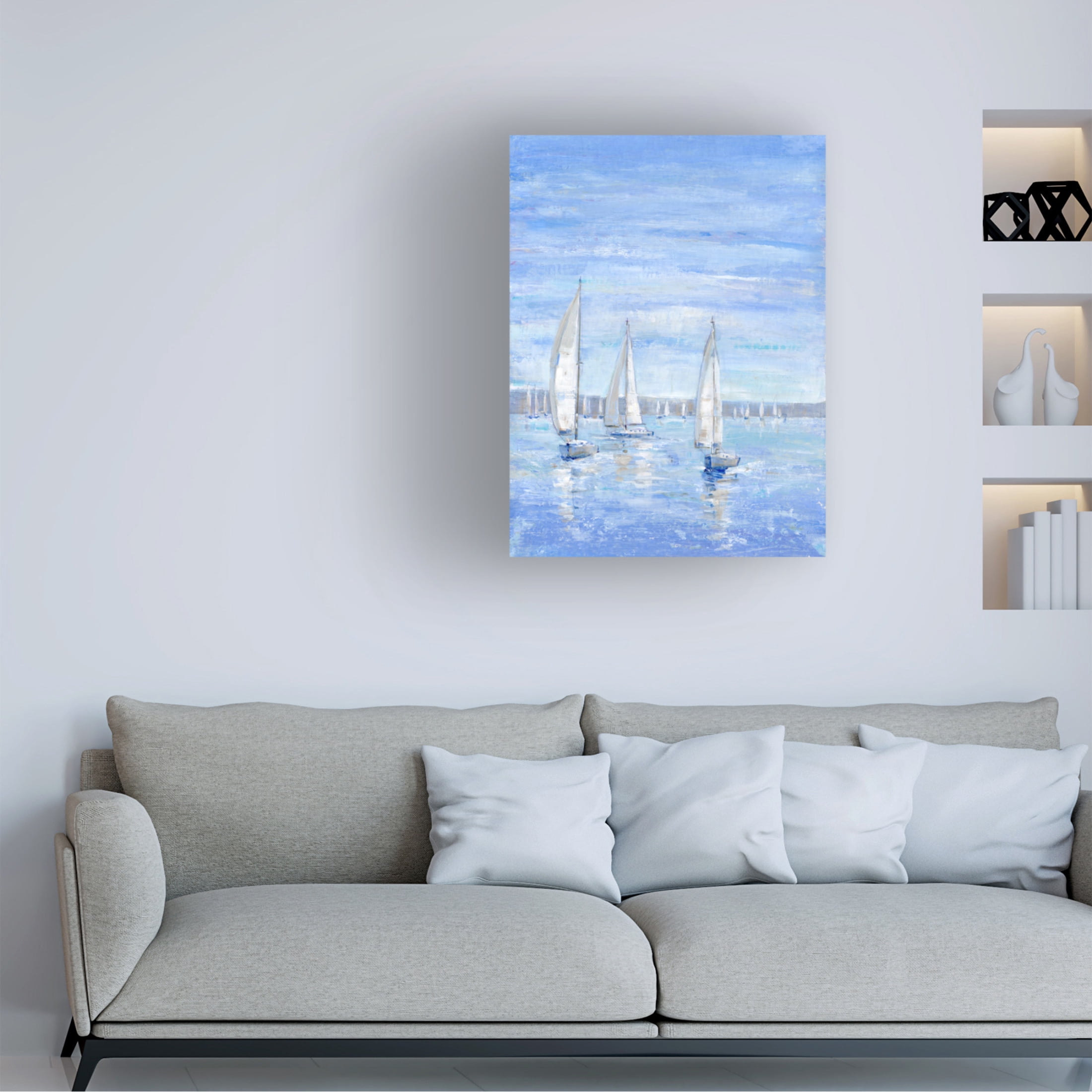 Trademark Fine Art Tim OToole  Sailing Close to the Wind II Canvas Wall Art
