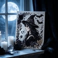 thumbnail image 6 of Under 10 Halloween Ghost Pearl Art DIY Kit, 3D Halloween Diamond Art Painting Crafts with Crystal Pearl Beads for Adults Beginner DIY Seasonal Party Gift (Witch B), 6 of 6