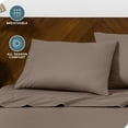 thumbnail image 3 of Bare Home Pillowcase Set - Envelope Closure - Premium 1800 Collection - Double Brushed - Ultra Soft - King Size 20x40, Taupe, 2 Count, 3 of 8