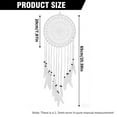 thumbnail image 2 of Handmade Dream Catcher with White Feathers, Wall & Car Hanging Decoration for Home & Room, Ideal Gift with Approximately 26-inch Size, 2 of 8