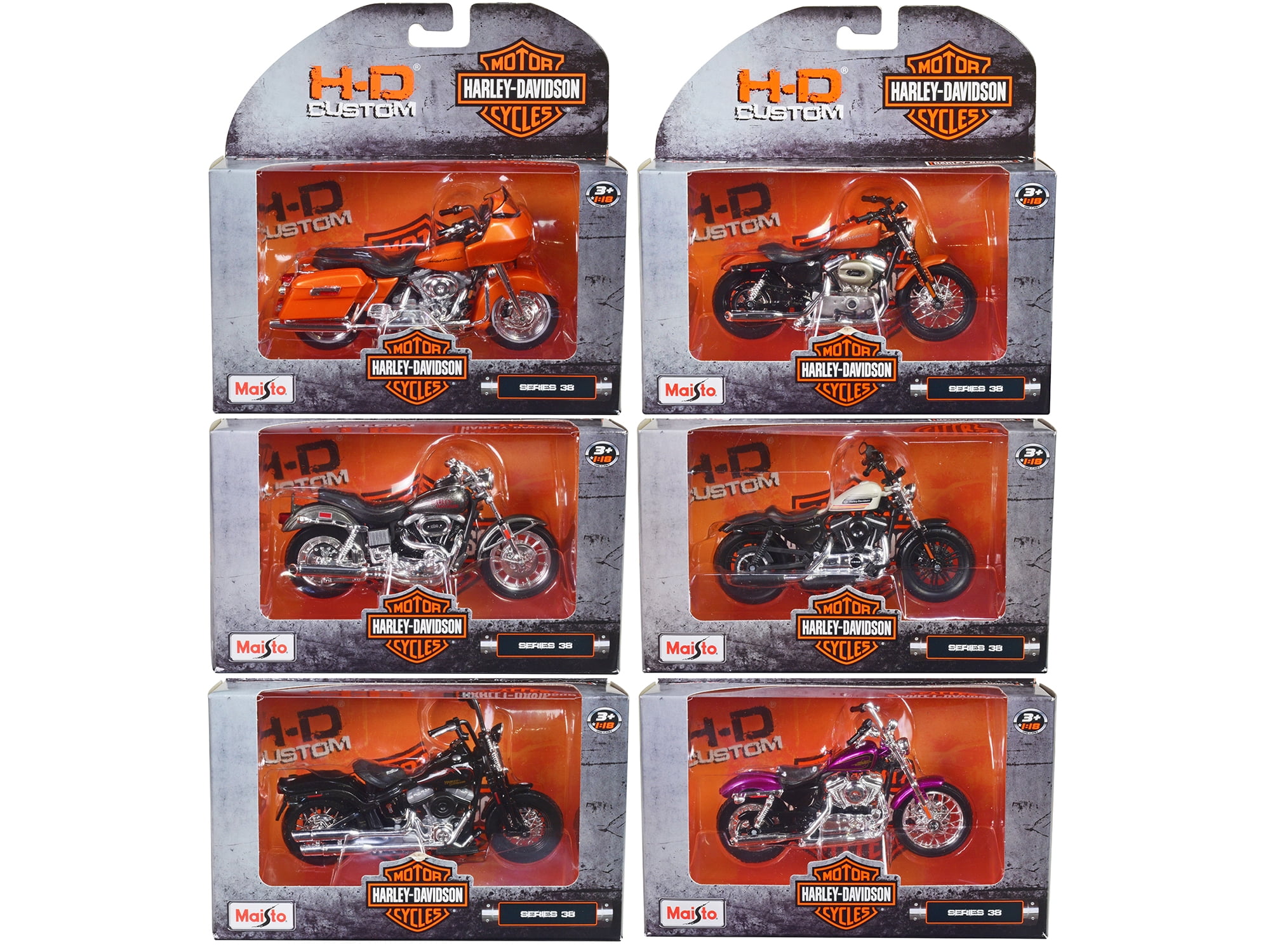 Maisto Series 42 1-18Diecast Harley-Davidson Motorcycles