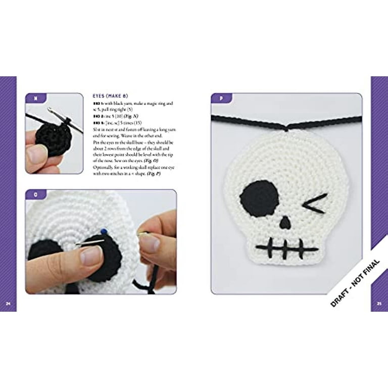 Pirate skull yo ho ho bottle of yarn crochet hooks Sticker for Sale by