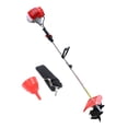 thumbnail image 3 of 51.7CC 2-Stroke Long Pole Mini Gas Tiller, 9" Working Width Cordless Handheld Weeding Soil Loosening Machine for Garden Farm, 3 of 19