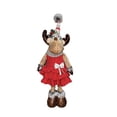 thumbnail image 1 of Figura navideña,Figura decorativa portátil de reno navideño,Figura Muñeca Cómoda Escultura Divertida Vacaciones,Adorno colgante navideño hecho a mano,ligero,para fiestas,Decoración Mujer, 1 of 9