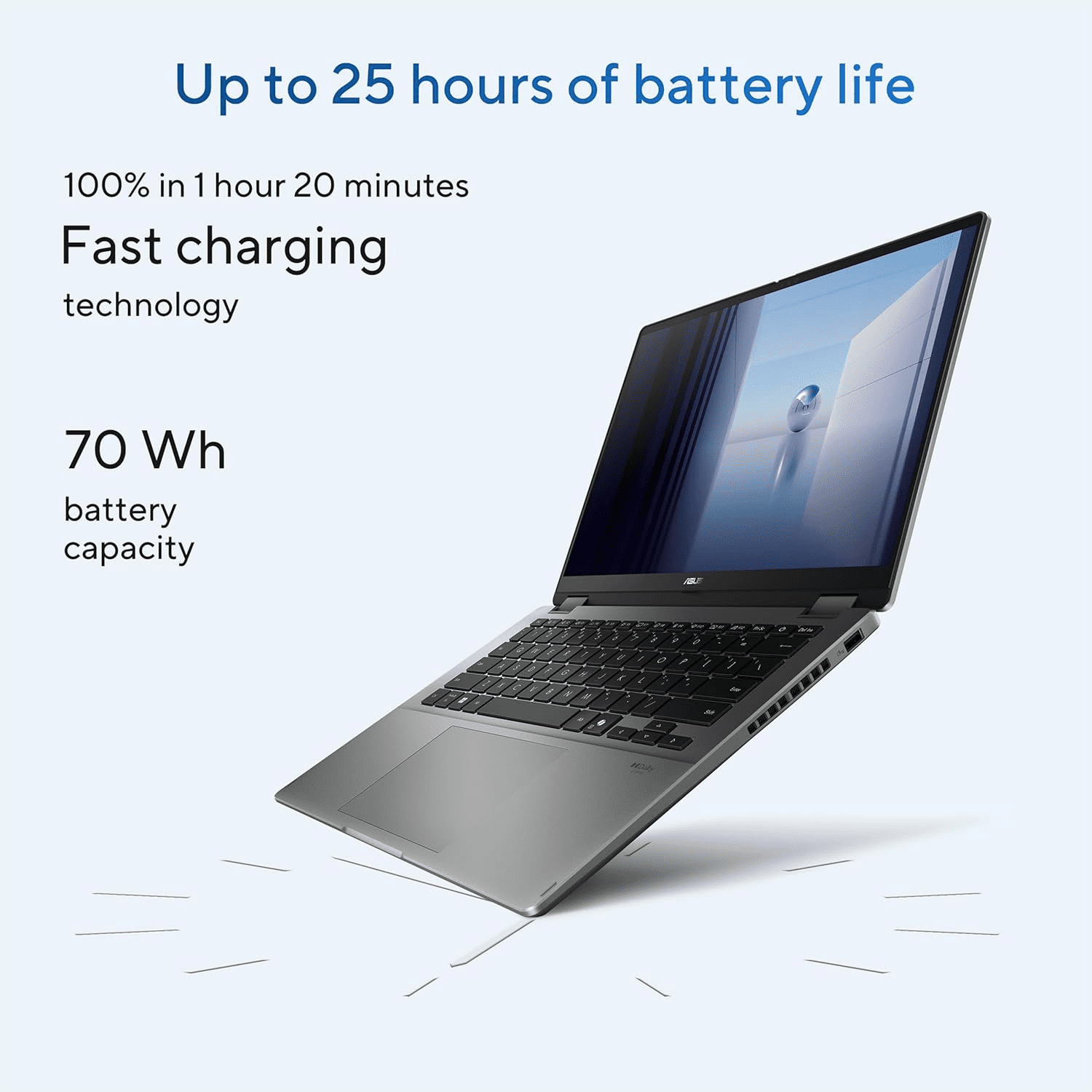 ASUS Vivobook 14 Flip Laptop Copilot+ PC, 14” OLED WUXGA Touchscreen, 8-Core AI Intel Core Ultra 5 226V, Intel Arc Graphics, 16GB RAM 512GB SSD, Win 11 H, Matte Gray, TP3407SA-ES54T, w/Stylus Pen