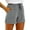 Gray, variant on Shorts for Women Shorts Casual Women's Cotton High Waist Casual Pocket Pants Loose Straight Leg Fashion Sports Pants,Gray M