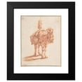 thumbnail image 2 of Adriaen van de Velde 20x24 Black Modern Framed Museum Art Print Titled - A Donkey (Mid-17th Century), 2 of 5