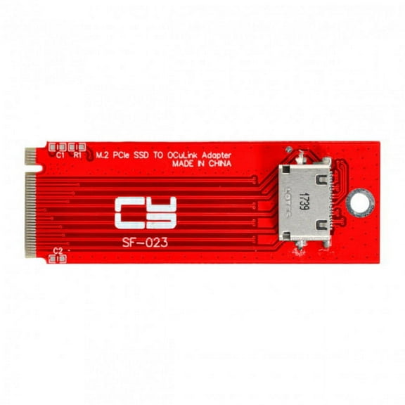 FVH PCI-E 3.0 M.2 M-key to Oculink SFF-8612 SFF-8611 Host Adapter for PCIe Nvme SSD 2260
