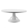 thumbnail image 2 of Support à Gâteau Rond en Fer de 12 Pouces, Assiette à Gâteau, Piédestal, Support à Dessert, Fête de Mariage, Anniversaire - Blanc, 2 of 10