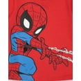 thumbnail image 5 of Marvel Avengers Spider-Man Little Boys T-Shirt and Bike Shorts Mesh Outfit Set Toddler to Little Kid, 5 of 5